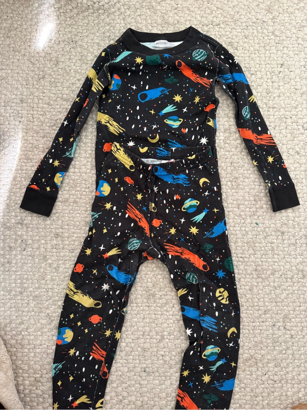 Hanna Andersson space pajamas size 4T